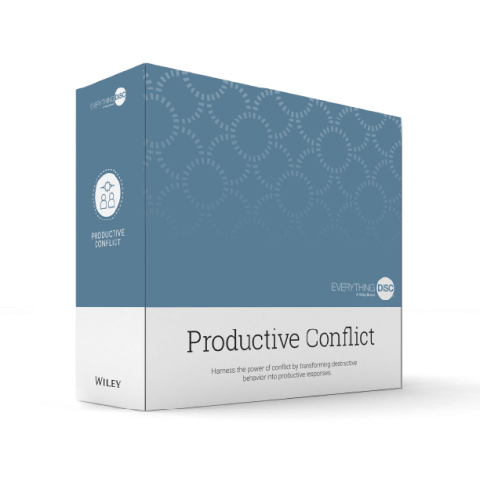 Everything DiSC Productive Conflict Facilitation Kit Box.
